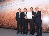 QBA Quality Civil Engineering Award 2012 is J. Roger Preston Ltd. by the project of International Commerce Centre.