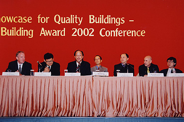 Quality Building Award 2002 Conference - A Showcase for Quality Buildings on 28 June, 2002 